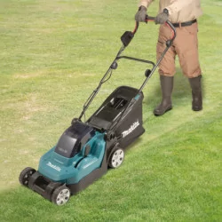 Makita DLM382PT2 • Tondeuse 36 V 38 cm – Sans fil & 40 L | SuperQuincaillerie