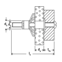 Cheville placo HM-STH Fischer Ø8X55 -Boîte x50