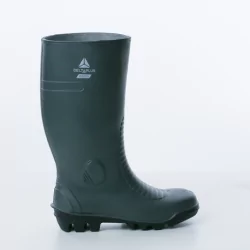Botte de sécurité BRONZE2 S5 SRA Delta Plus – PVC vert, coque acier