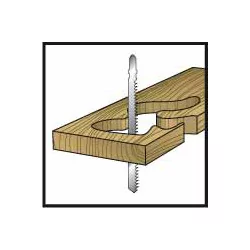 Lames de scie sauteuse Bois -1940- Izar Mod 050 coupe rapide courbe (T244D)