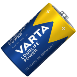 Piles D VARTA LongLife Power LR20 1,5 V – Pack x2