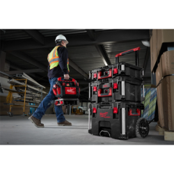 Ensemble packout Trolley Milwaukee trolley box + coffret large + coffret