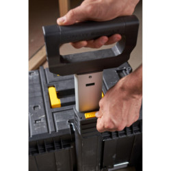 Coffre roulant grand volume Stanley manche télescopique L430 x H314 x P310 mm