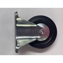 Roulette fixe Caujolle Ø125 mm - Manutention industrielle robuste