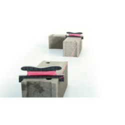 Kordo largeur 200mm Avec drisse fluo rose 1,5 mm x 20 m