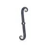 Clé de tirant Bourguignon Ø25 mm H530 X L90 mm Section 30X30