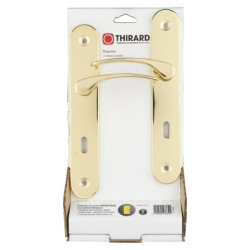 Poignée de porte intérieure Thirard Dionysos - Finition laitonnée élégante