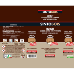 Durcit les bois abîmés par l'humidité Sinto - Protection époxy