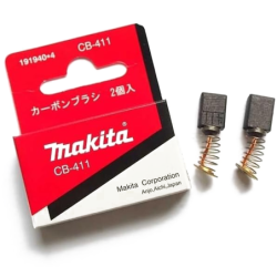 Jeu de charbons Makita CB‑411 (191940‑4) – 2 balais OEM