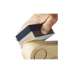 Coupe papier abrasif HERMES VC152 – 70x115 mm – Grain 100 auto-agrippant