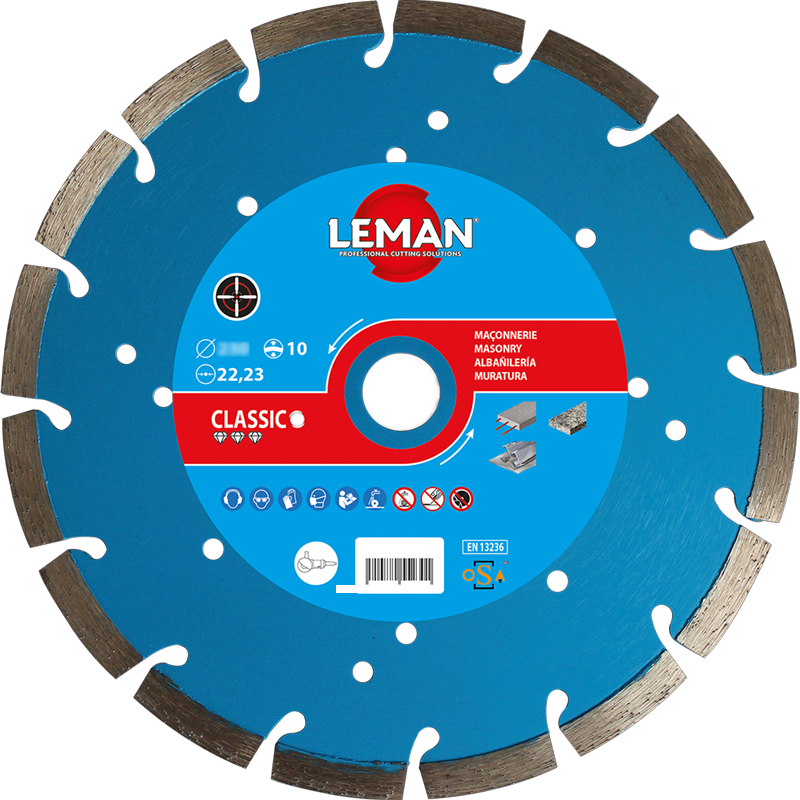 Disque Diamond Disque diamant Leman béton armé et acier Ø125-230 mm