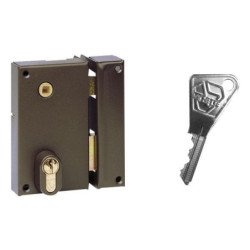 Serrure en applique verticale JPM/Vachette – Pêne ½ tour équerre