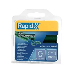 Agrafes RAPID VR16 et VR22 galvanisées ou plastifiées