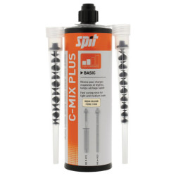 Cartouche scellement chimique Spit C MIX Plus + 2 buses