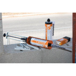Cartouche scellement chimique Spit C MIX Plus + 2 buses