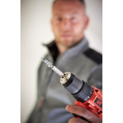 Cheville autoforeuse zamak pour plâtre Spit Drive TP12 avec vis tête plate