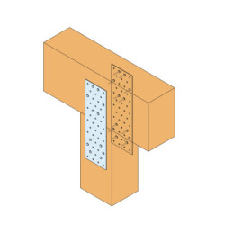 Plaques perforées NP Simpson acier galvanisé 2 mm