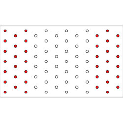 Plaques perforées NP Simpson acier galvanisé 2 mm