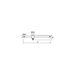 Poignée Coulissante Mob 1/2" & 1/4" – Serrage précis et puissant