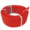 Couronne de tube PER prégainé rouge Somatherm