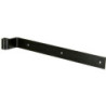 Penture coudée 90° percée 40x5 Mermier Noir ø16mm