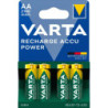 Recharge Accu Power AA 2100 mAh Varta HR6 1.2V Stilo blister x4