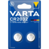 Piles bouton Lithium Varta CR2032 type 06032 3V Blister x2