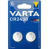 Piles bouton Lithium Varta CR2430 type 06430 blister x2