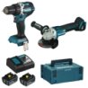 Pack perceuse visseuse Makita DDF484Z + meuleuse DGA 504Z