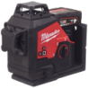 Laser 3 lignes vertes 12 volts M12 3PL-401C Milwaukee avec batterie 4AH chargeur et coffret