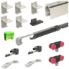 Kit porte coulissante intérieure SAF-EVO Mantion 1.95 m 10 - 80 kg - M66S
