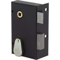 Serrure JPM verticale 4 gorges main droite 70×116 mm noir