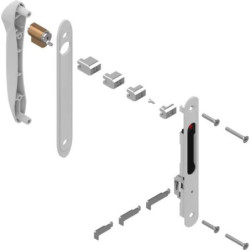 Coquille double rénovation pour baie blanc – kit complet DS8299