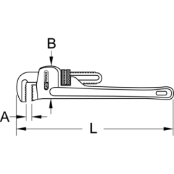 Clé serre tubes Kstools type Stillson
