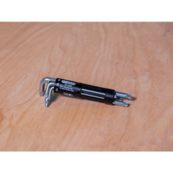 Jeu de 8 clés mâles Kstools Torx non percées de 10 à 50 mm