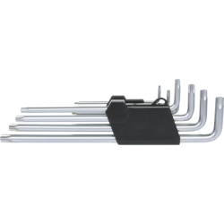 Jeu de 9 clés mâles Kstools 5 pans étoiles percées extra longues de 10 à 50 mm