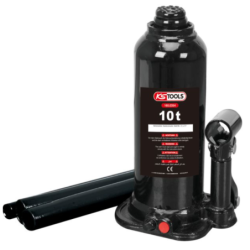 Cric bouteille hydraulique avec soupape de surcharge et levier démontable Kstools