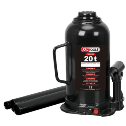 Cric bouteille hydraulique avec soupape de surcharge et levier démontable Kstools