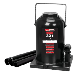 Cric bouteille hydraulique avec soupape de surcharge et levier démontable Kstools