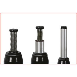 Cric bouteille hydraulique avec soupape de surcharge et levier démontable Kstools