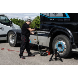 Cric hydropneumatique 30T/15T pliable Kstools