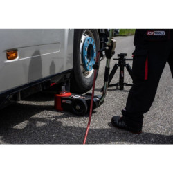 Cric hydropneumatique 30T/15T pliable Kstools