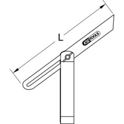 Fausse équerre à coulisse Kstools 250 mm