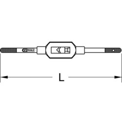 Tourne à gauche Kstools M1 - M8 longueur 130 mm