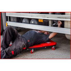Chariot de visite convertible en siège d’atelier Kstools 1020 x 460 mm
