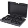 Coffret de douilles à chocs 6 pans 1/2 10 à 24 mm cardan et rallonge Kstools 12 pièces