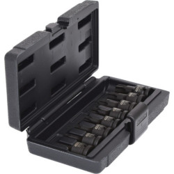 Coffret de 8 douilles à choc courtes Torx 1/2 KStools T30 à T80