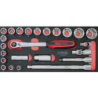Module de douilles et accessoires Ultimate 1/2 Kstools 24 pièces