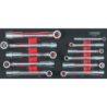 Module de clés à pipe débouchées 6 pans Kstools 11 pièces