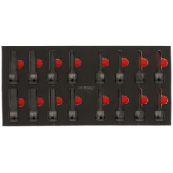 Composition d'outils 5 tiroirs pour servante Kstools 384 pièces